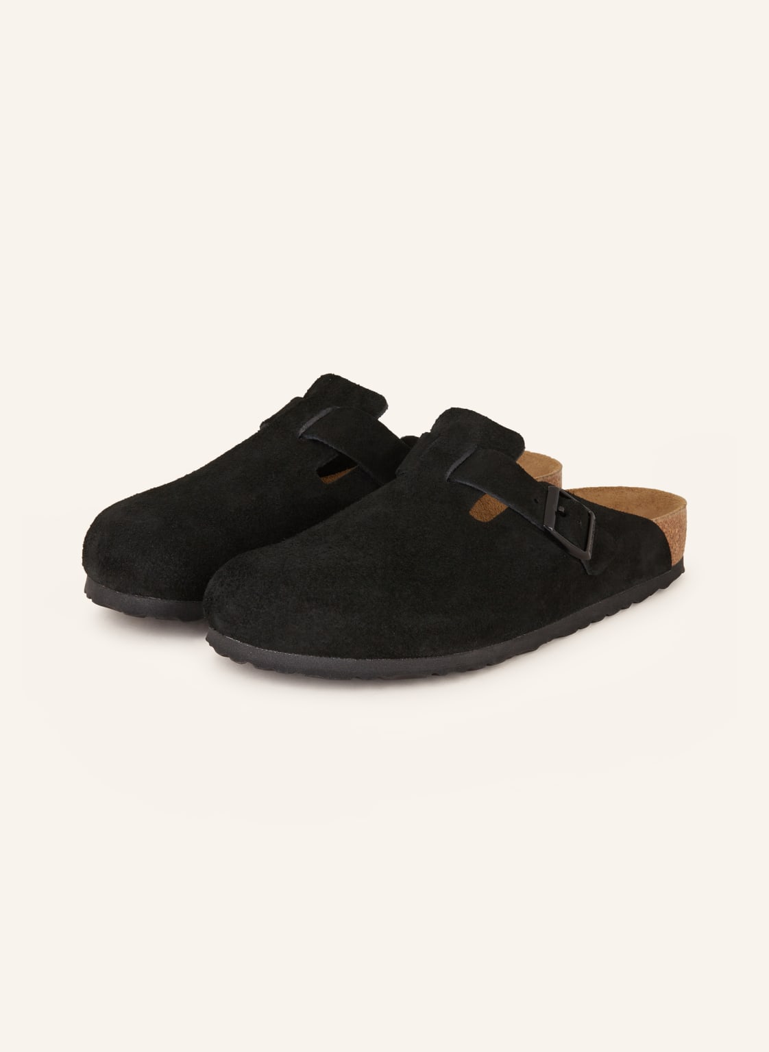 Birkenstock Pantoletten Boston schwarz von Birkenstock