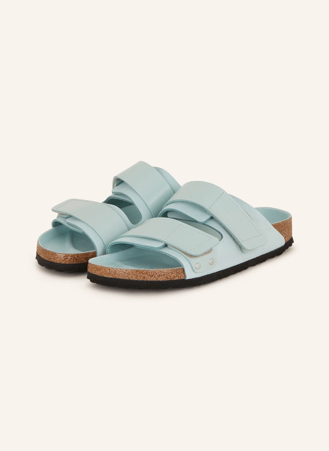 Birkenstock Pantoletten Uji gruen von Birkenstock