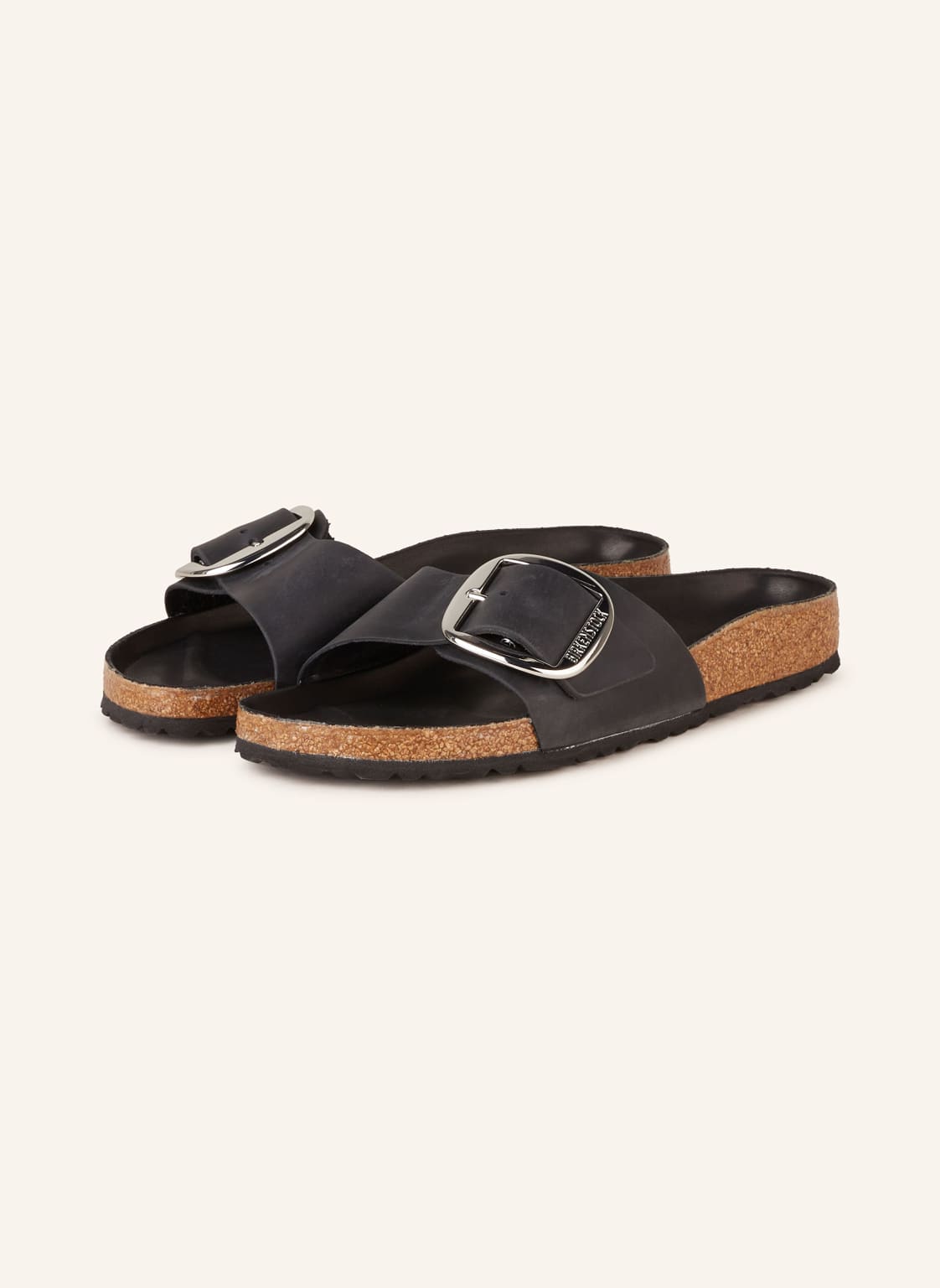 Birkenstock Pantoletten Madrid schwarz von Birkenstock