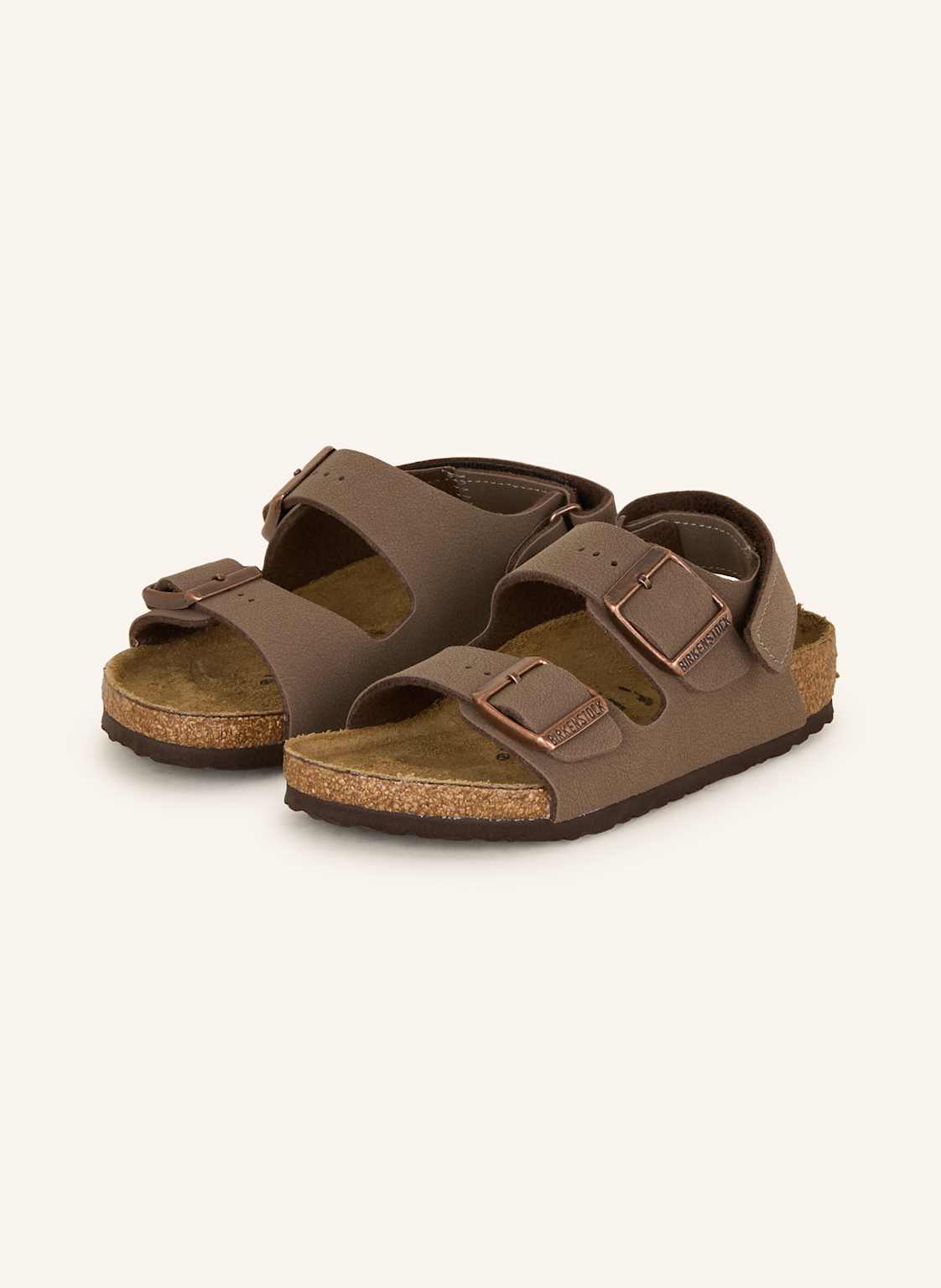 Birkenstock Pantoletten Milano braun von Birkenstock