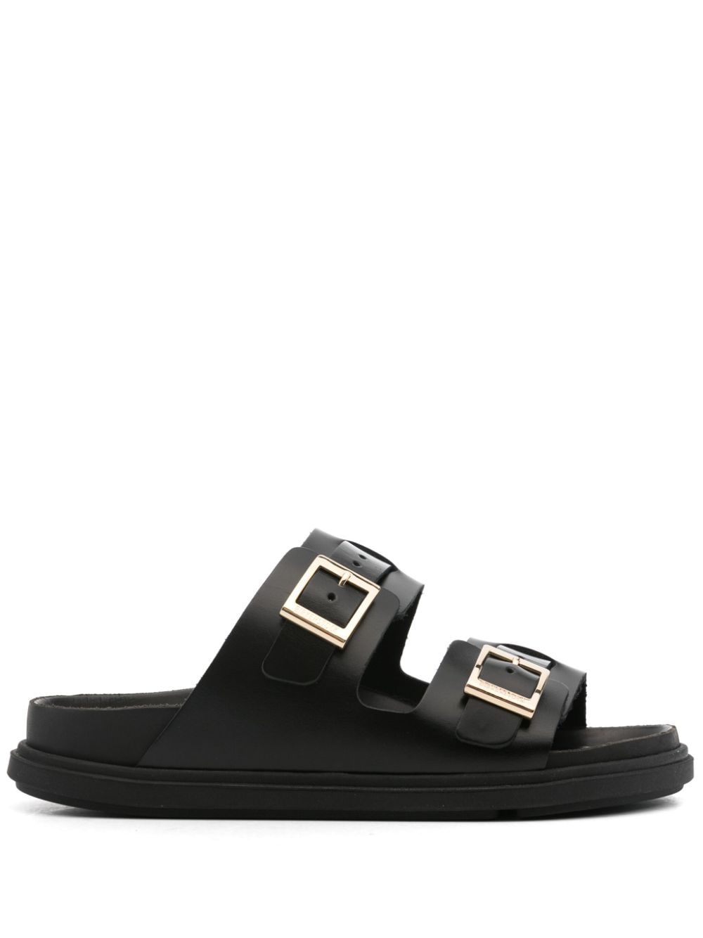 Birkenstock St Barths Natural leather sandals - Black von Birkenstock