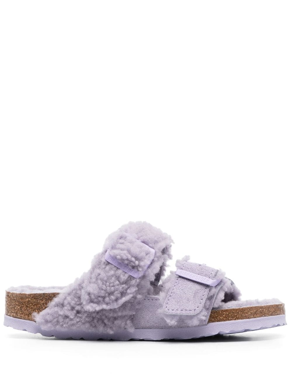 Birkenstock Teddy Split buckled slides - Purple von Birkenstock