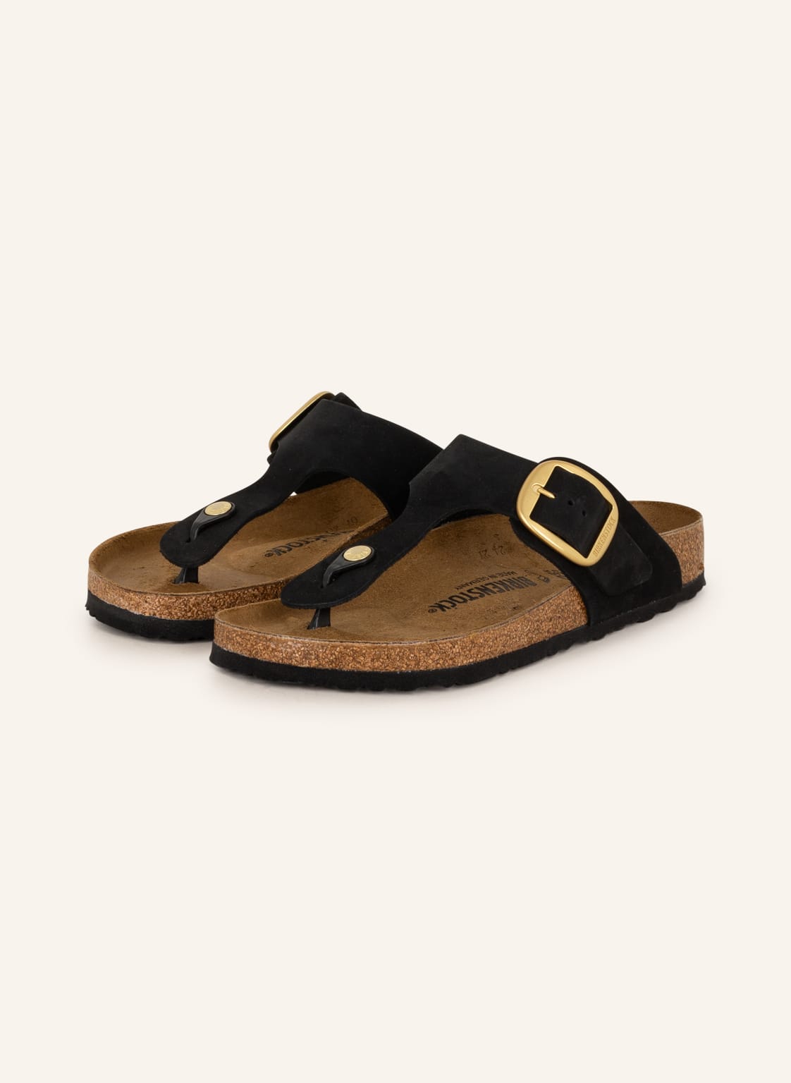 Birkenstock Zehentrenner Gizeh Big Buckle schwarz von Birkenstock