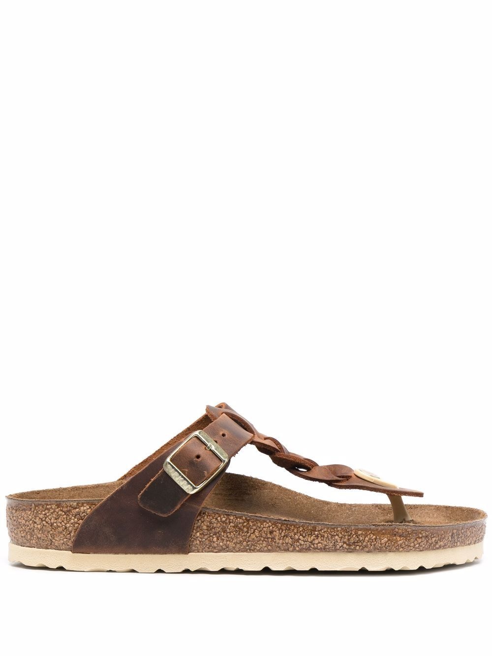 Birkenstock braid-detail sandals - Brown von Birkenstock