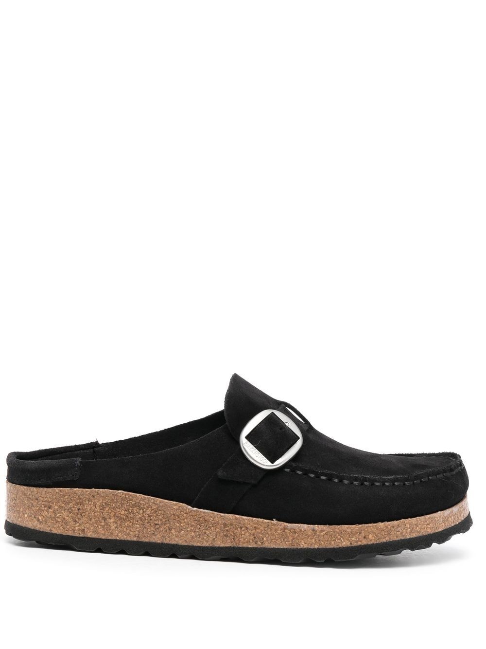 Birkenstock closed-toe suede mules - Black von Birkenstock