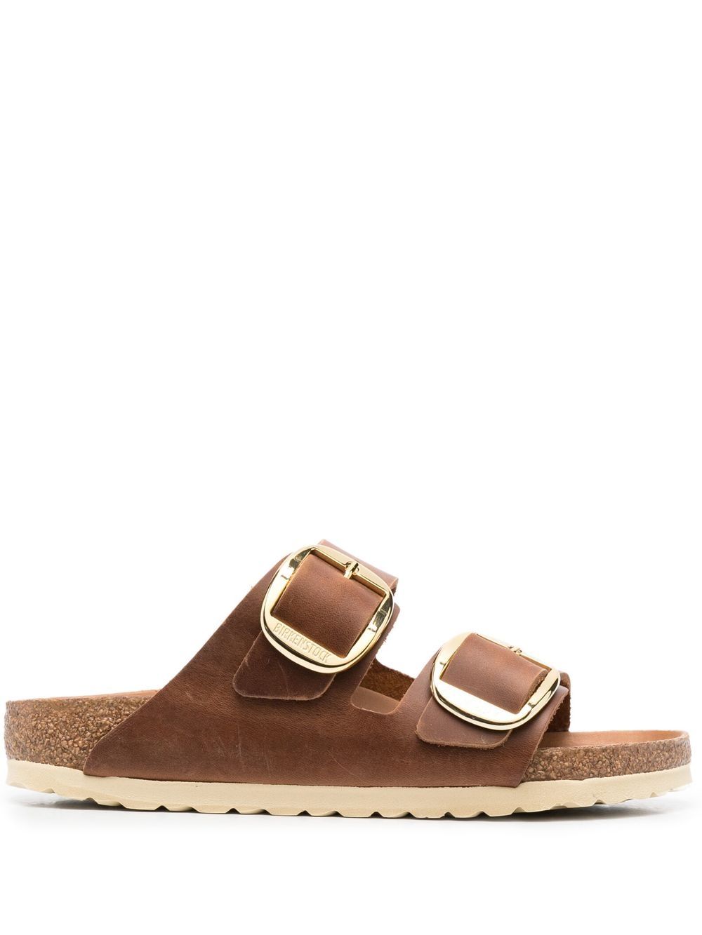 Birkenstock double-strap leather sandals - Brown von Birkenstock