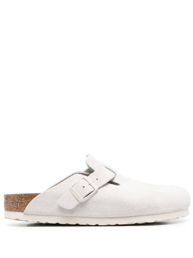 Birkenstock side buckle-detail slippers - White von Birkenstock