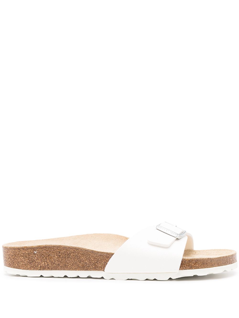 Birkenstock single-buckle sandals - White von Birkenstock