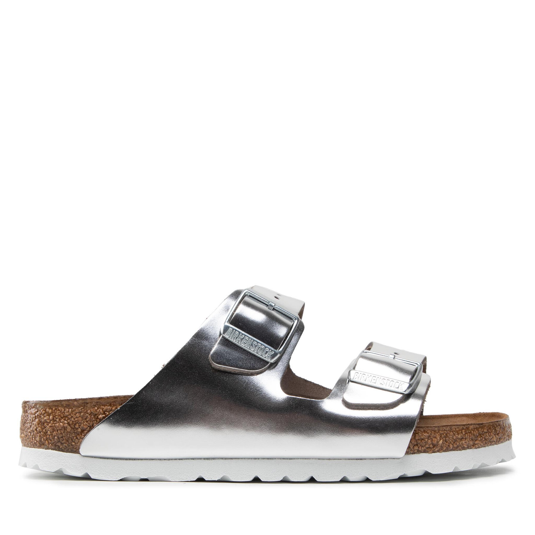 Pantoletten Birkenstock Arizona 1005961 Silver von Birkenstock