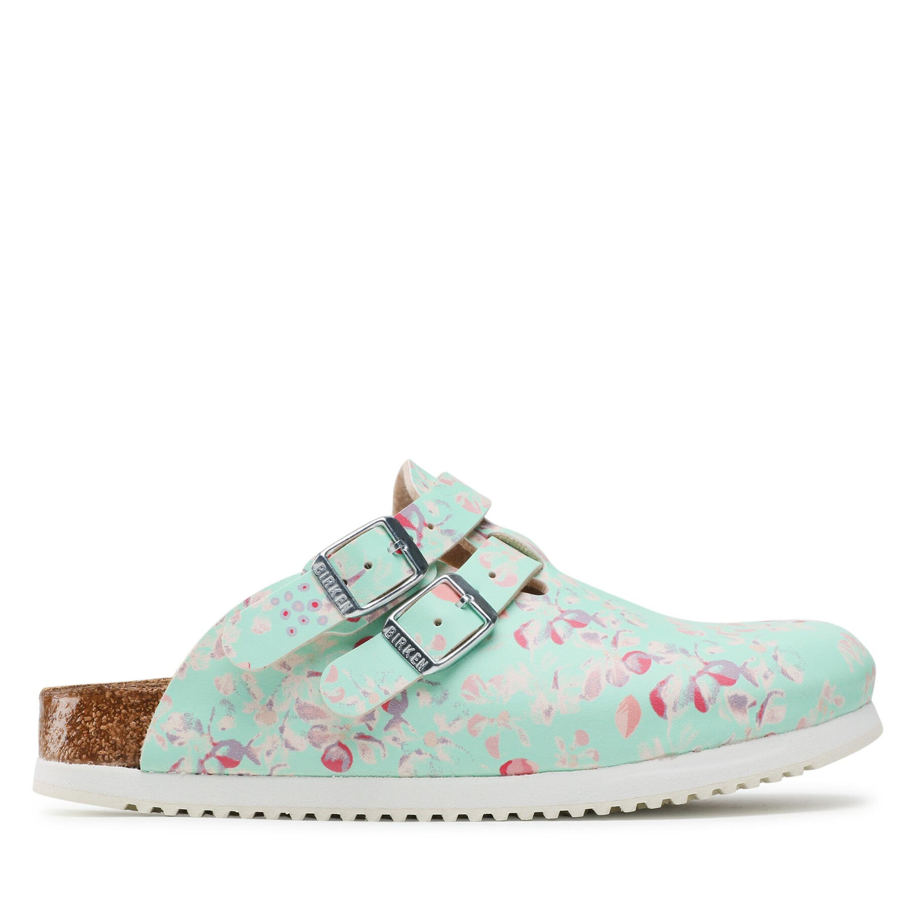 Pantoletten Birkenstock Kay Prof 1016660 Flower Field Mint von Birkenstock