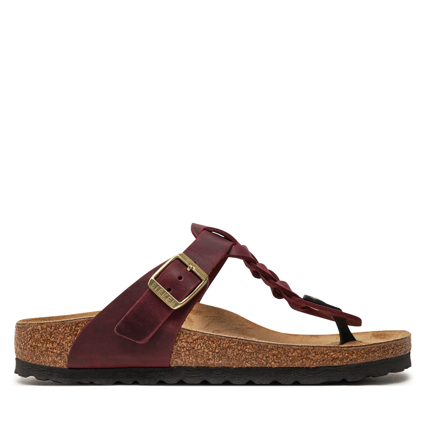 Zehentrenner Birkenstock Gizeh Braided Leoi 1027930 Dunkelrot Zehentrenner Birkenstock Gizeh Braided Leoi 1027930 Dunkelrot von Birkenstock