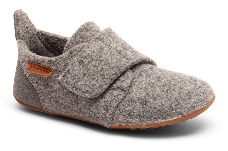 Bisgaard Hausschuh »casual wool«, Klettschuh mit Lammwolle gefüttert, Grössenschablone zum Download von Bisgaard
