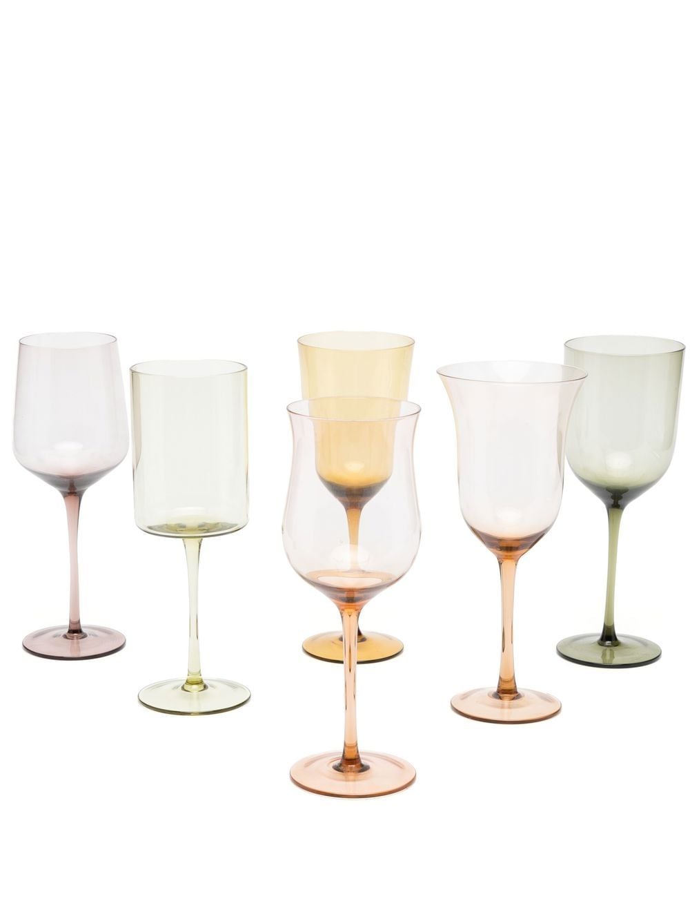 Bitossi Home set of 6 assorted glasses - Neutrals von Bitossi Home