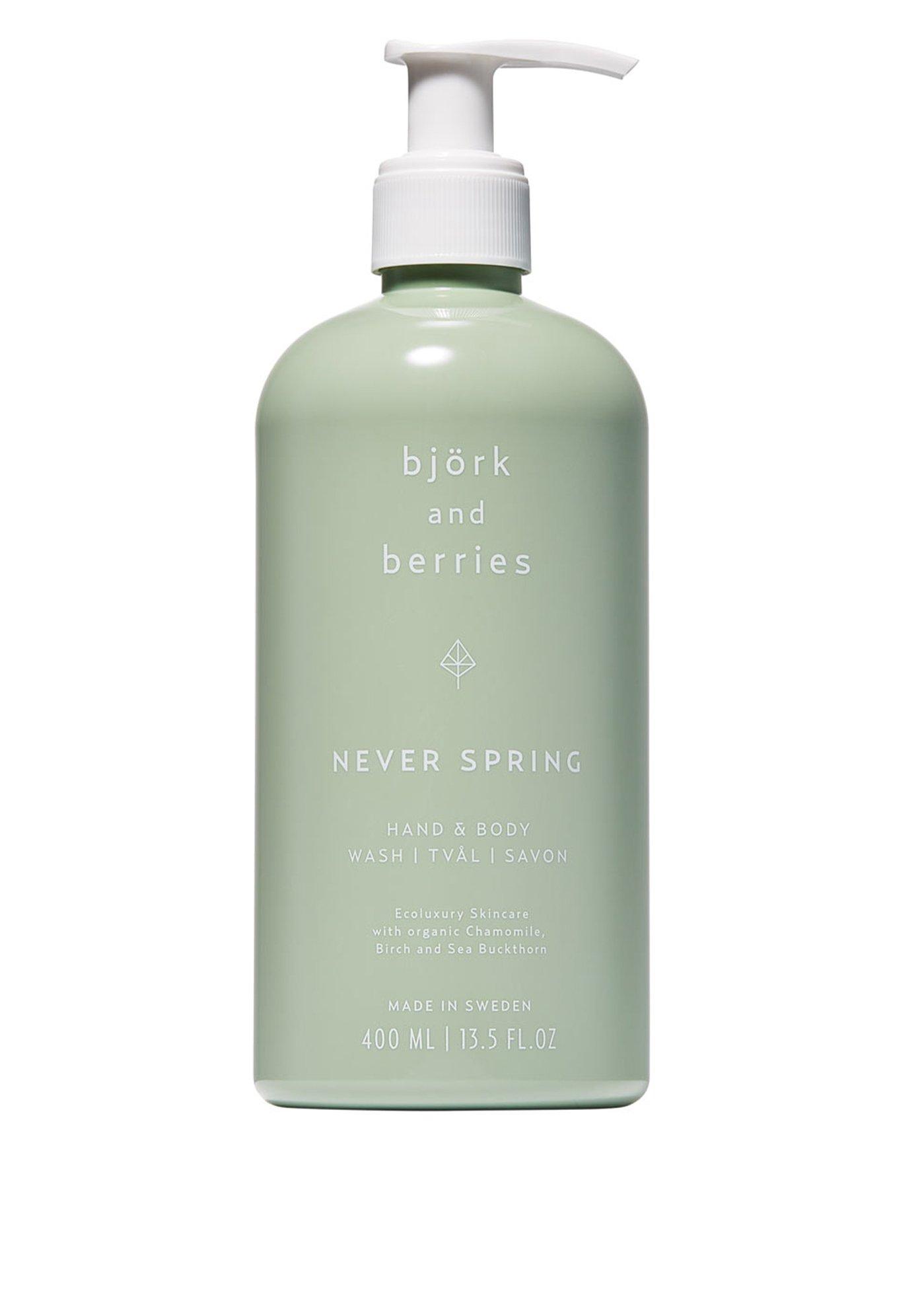 Körperpflege Never Spring Hand & Body Wash Damen  400ml von Björk & Berries