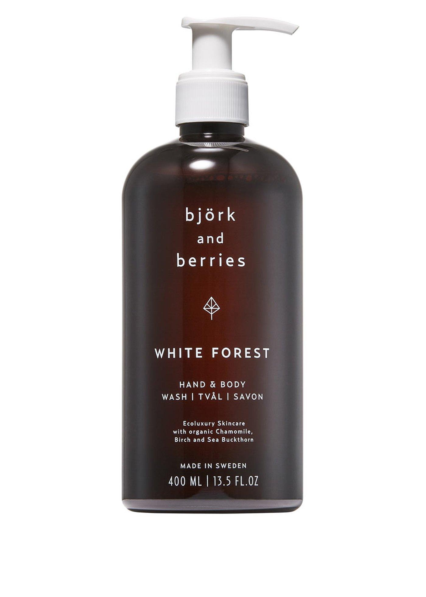 Körperpflege White Forest Hand & Body Wash Damen  400ml von Björk & Berries