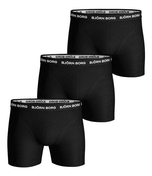 Boxershort 3er Pack Stretch Herren Grau S von Björn Borg