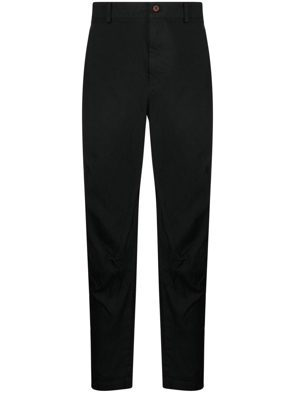 Black Comme Des Garçons mid-rise cropped trousers von Black Comme Des Garçons