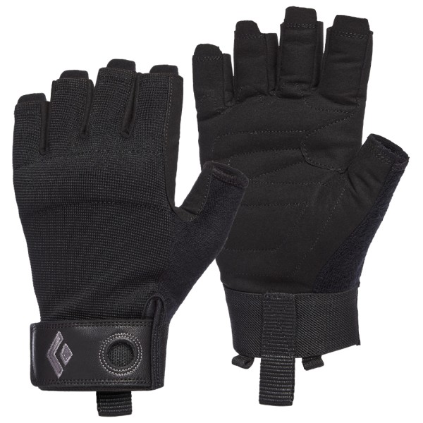 Black Diamond - Crag Half-Finger Gloves - Handschuhe Gr S schwarz von Black Diamond