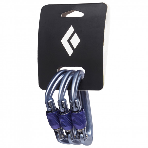 Black Diamond - Liteforge Screwgate 3 Pack - Schraubkarabiner grau Black Diamond - Liteforge Screwgate 3 Pack - Schraubkarabiner grau von Black Diamond