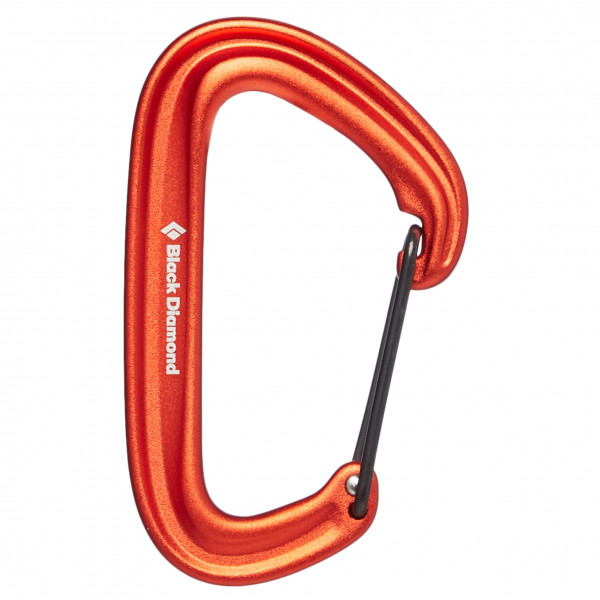 Black Diamond - Litewire Carabiner - Schnappkarabiner rot von Black Diamond