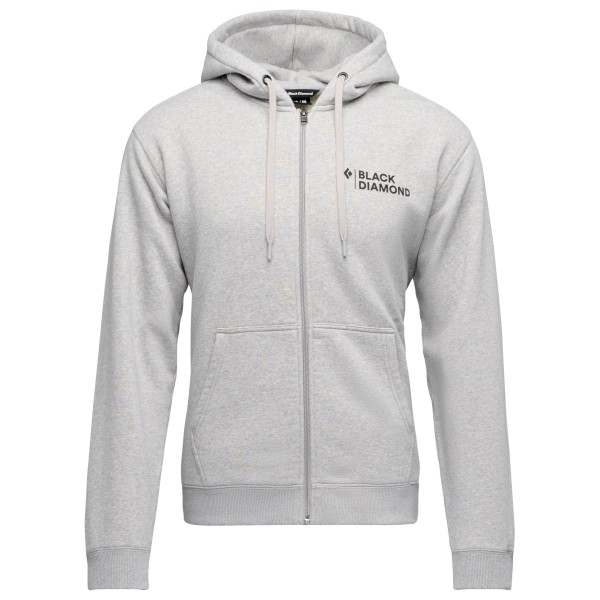 Black Diamond - Mini Stacked FZ Hoody - Hoodie Gr XL grau von Black Diamond