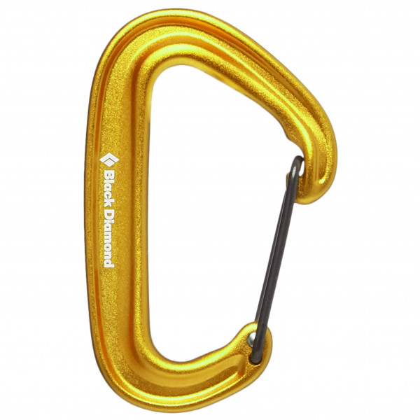 Black Diamond - Miniwire Carabiner - Schnappkarabiner gelb von Black Diamond