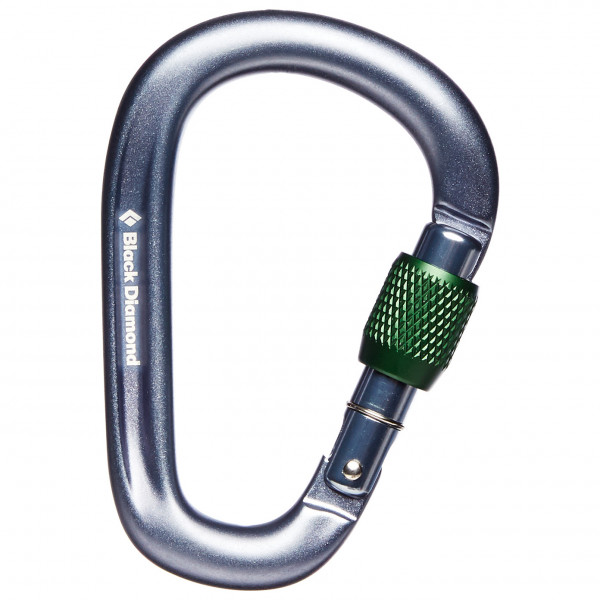 Black Diamond - Pearlock Screwgate Carabiner - HMS-Karabiner bunt von Black Diamond