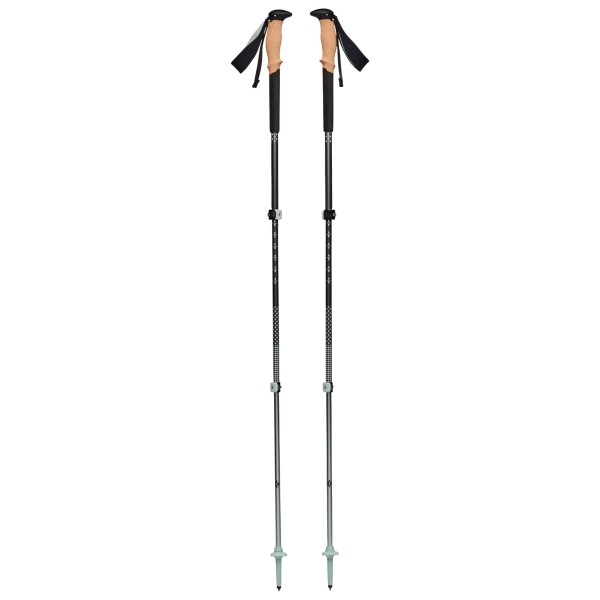 Black Diamond - Pursuit - Trekkingstöcke Gr M/L charcoal /grün von Black Diamond