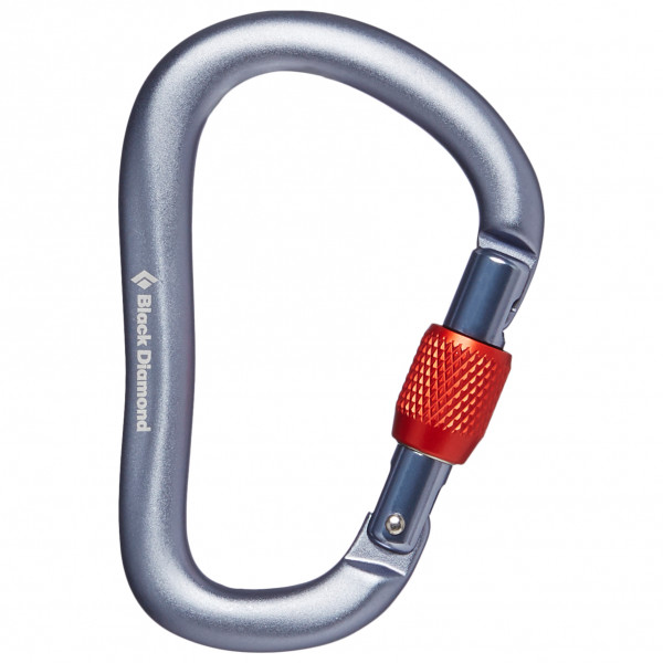 Black Diamond - Rocklock Screwgate Carabiner - HMS-Karabiner grau von Black Diamond