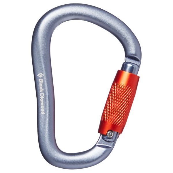 Black Diamond - Rocklock Twistlock Carabiner - Verschlusskarabiner grau von Black Diamond