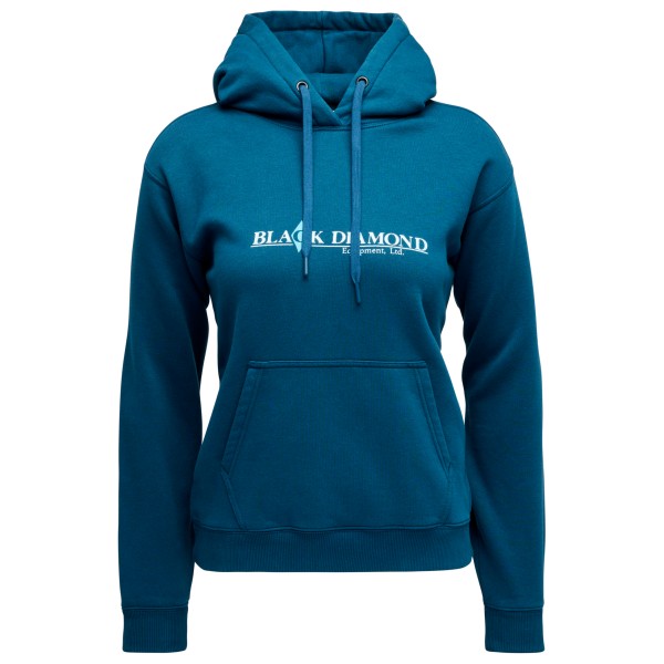 Black Diamond - Women's Heritage Wordmark PO Hoody - Hoodie Gr M blau von Black Diamond