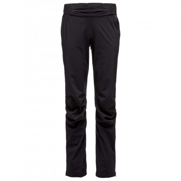 Black Diamond - Women's Stormline Stretch Rain Pants - Regenhose Gr L schwarz von Black Diamond