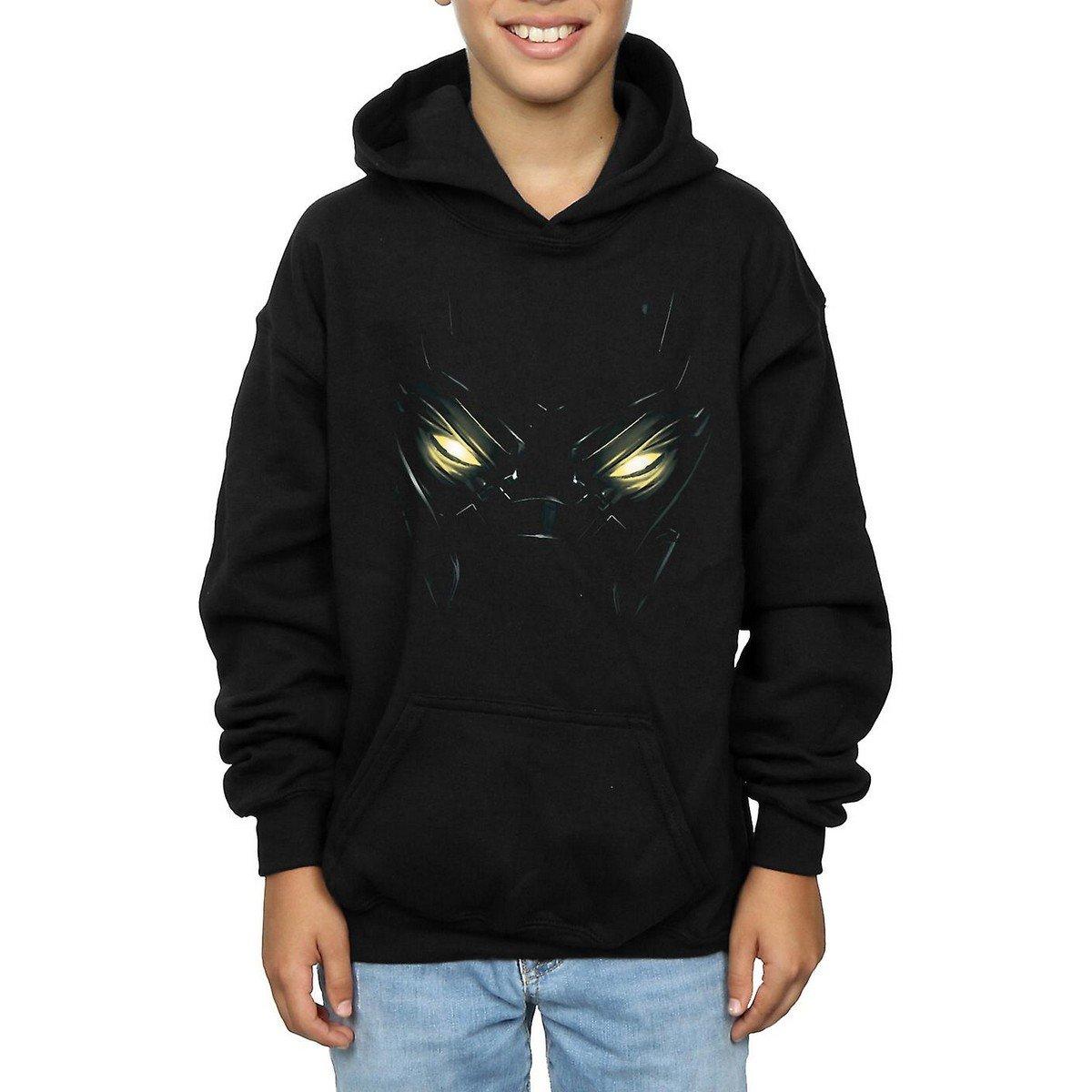 Kapuzenpullover Jungen Schwarz 116 von Black Panther