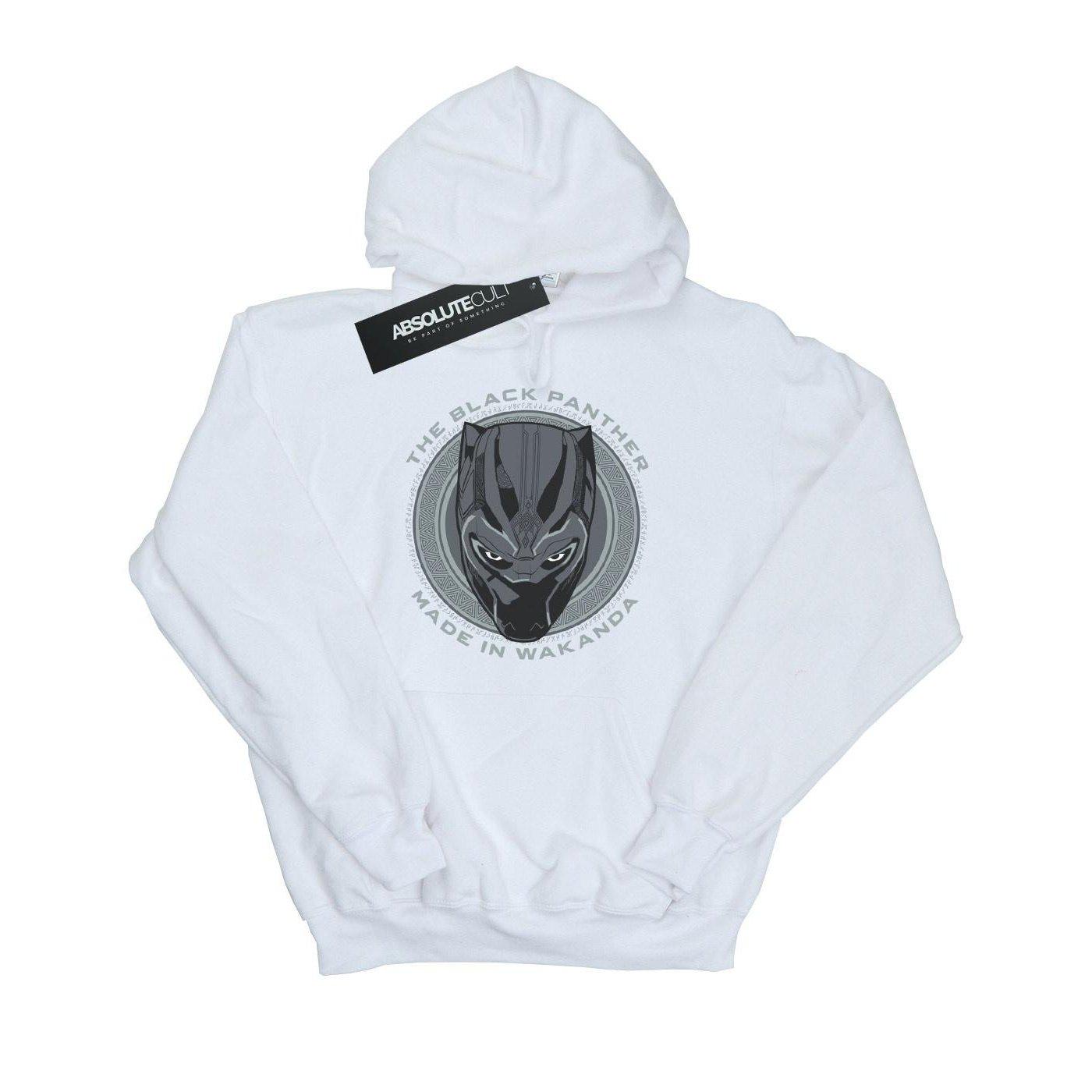 Made In Wakanda Kapuzenpullover Herren Weiss L von Black Panther