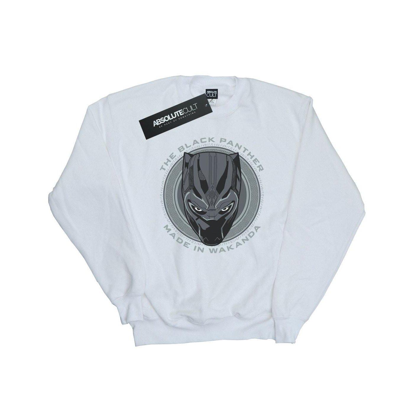 Made In Wakanda Sweatshirt Damen Weiss XL von Black Panther