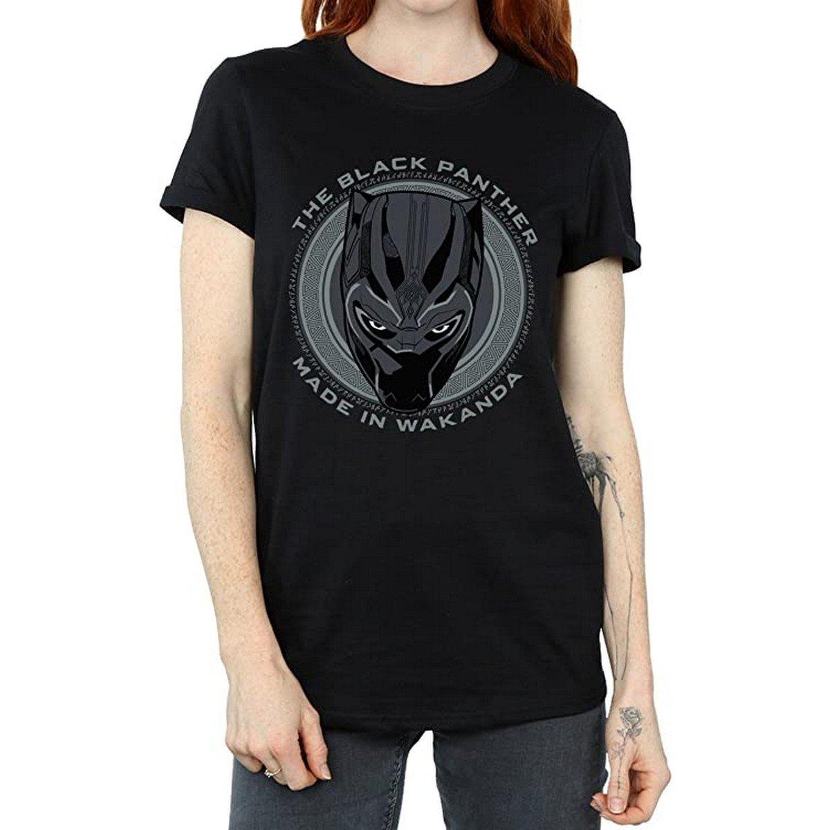 Made In Wakanda Tshirt Damen Schwarz L von Black Panther