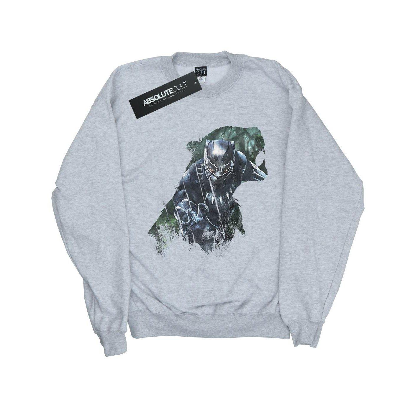 Sweatshirt Jungen Grau 152-158 von Black Panther