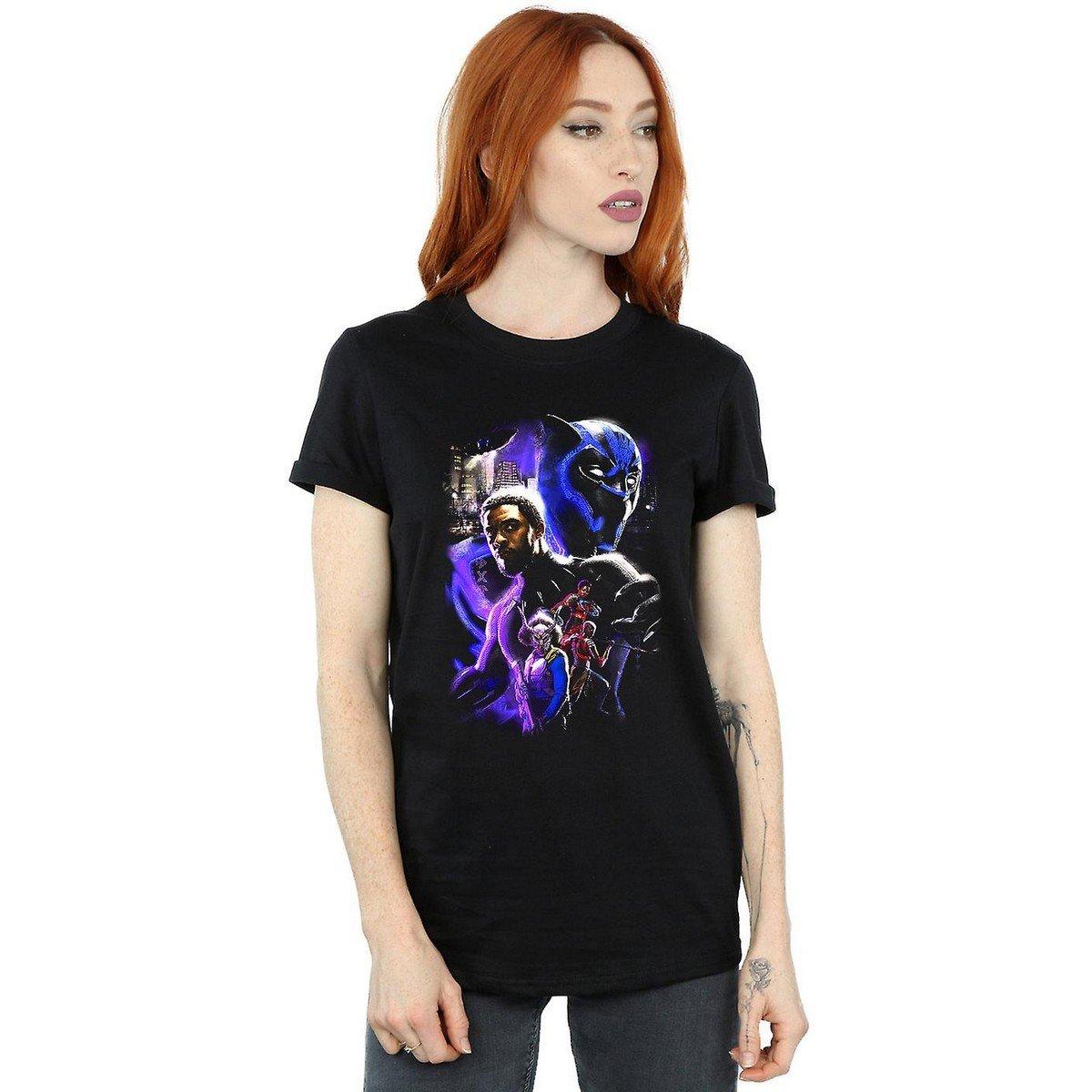 Tshirt Damen Schwarz XL von Black Panther