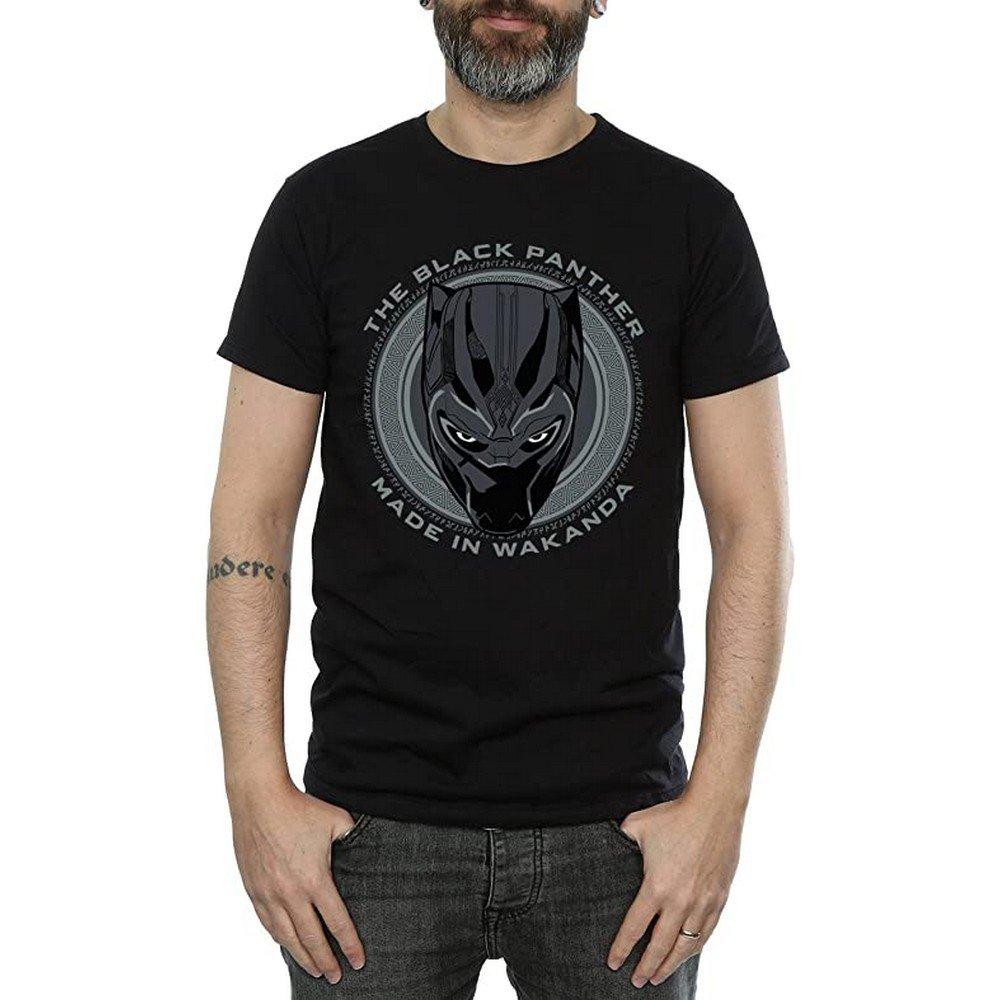 Tshirt Herren Schwarz S von Black Panther