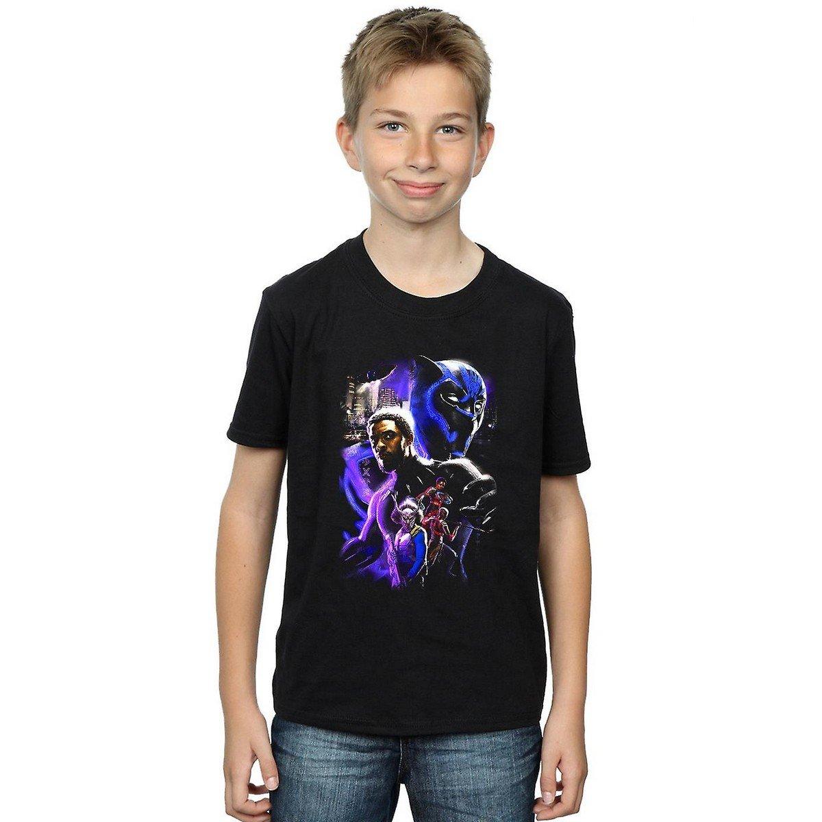 Tshirt Jungen Schwarz 116 von Black Panther