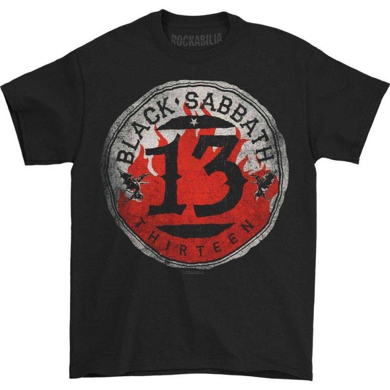 13 Flame Tshirt Damen Schwarz S von Black Sabbath