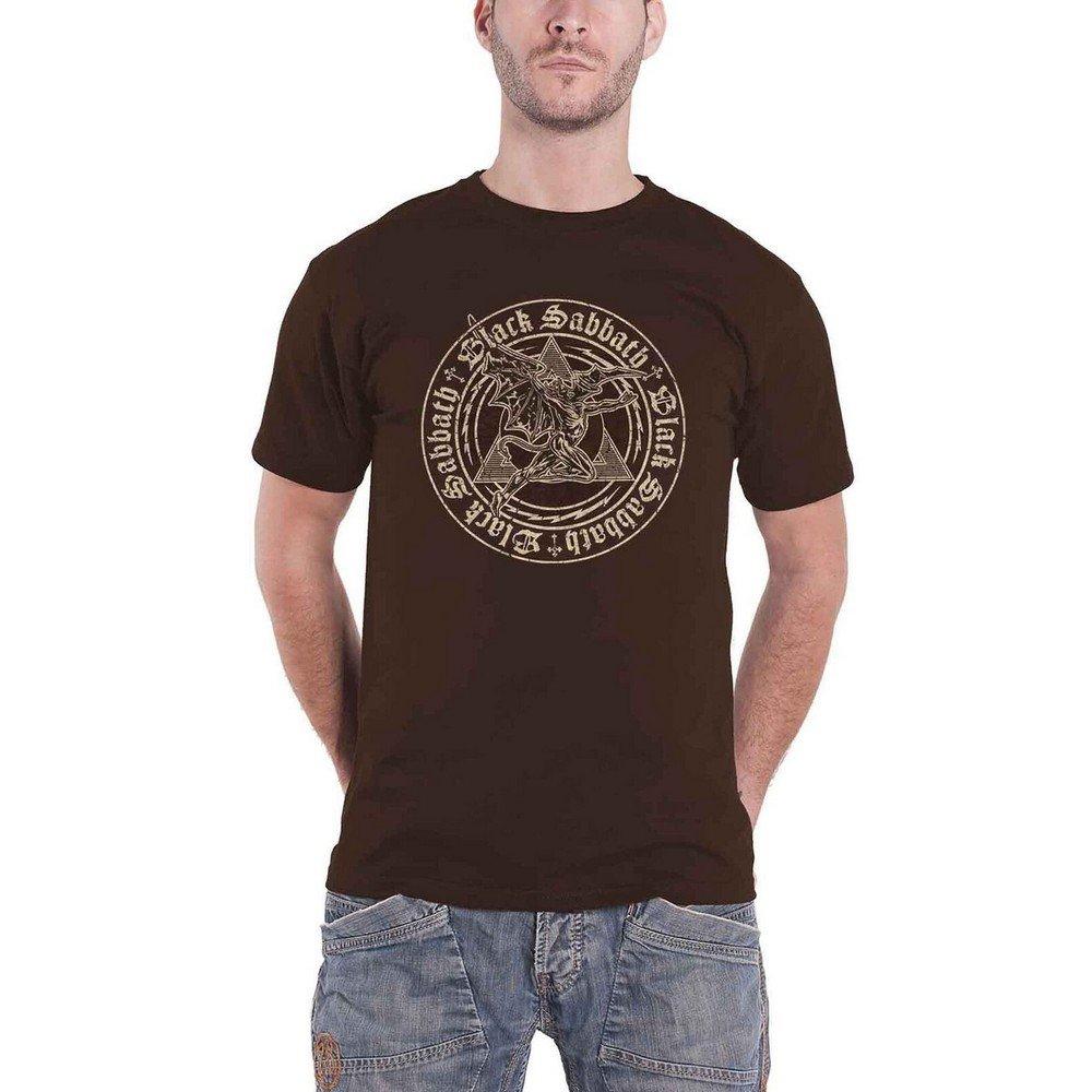 Henry Tshirt Damen Braun M von Black Sabbath