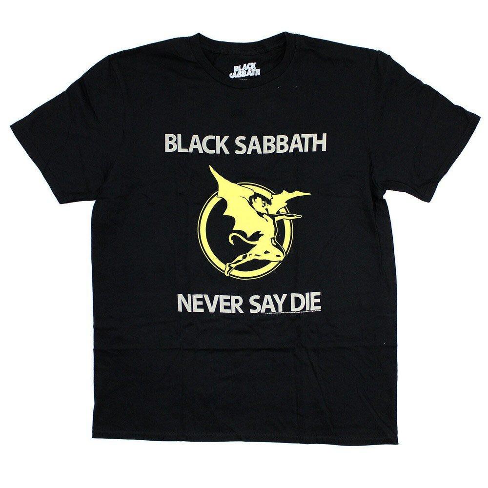 Never Say Die Tshirt Damen Schwarz L von Black Sabbath