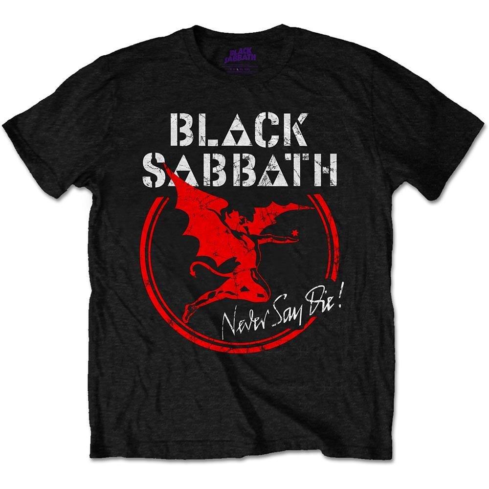 Never Say Die Tshirt Damen Schwarz XXL von Black Sabbath