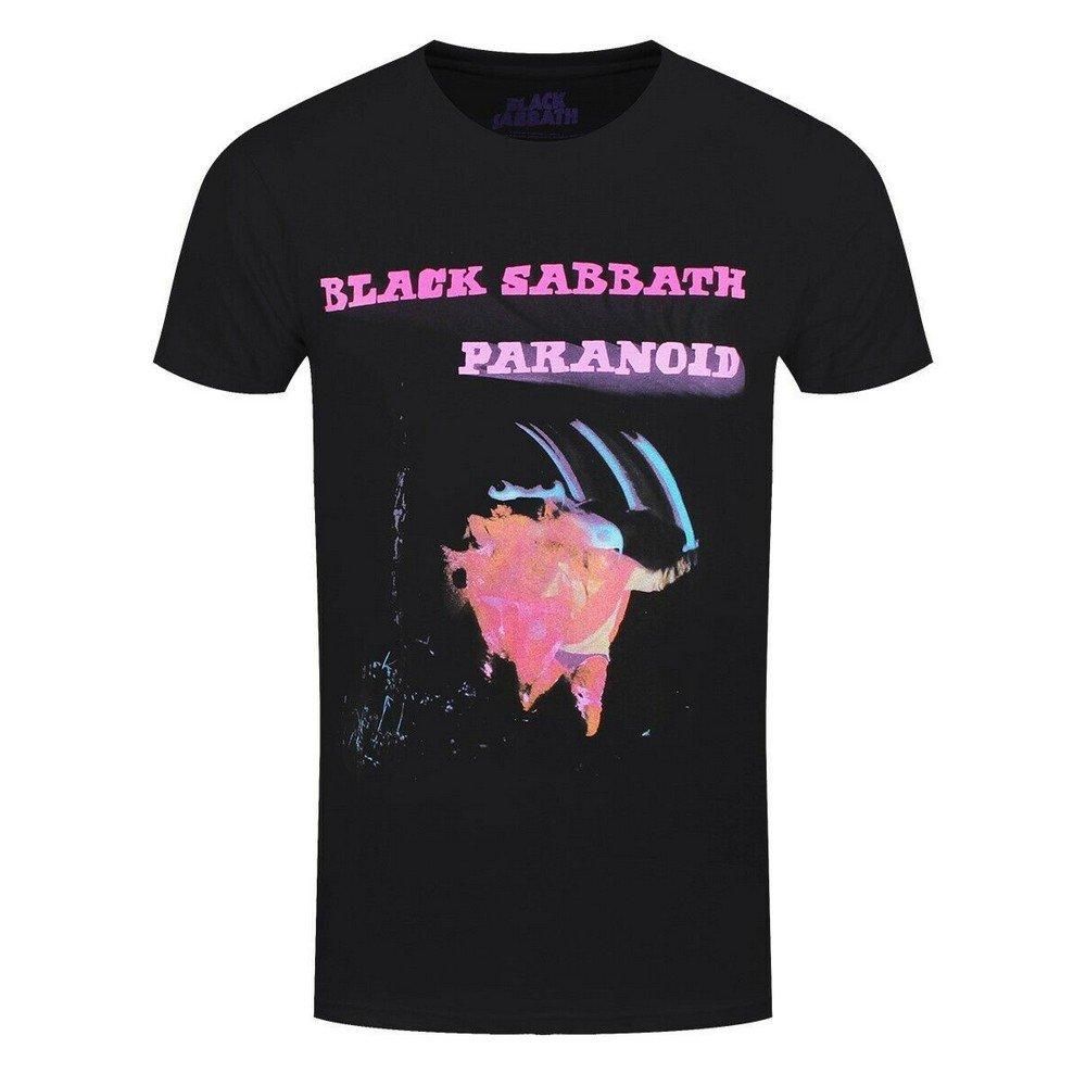 Paranoid Motion Trails Tshirt Damen Schwarz L von Black Sabbath