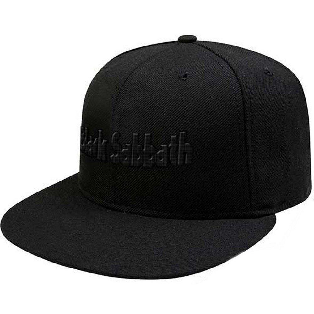 Snapback Mütze Logo Damen Schwarz ONE SIZE von Black Sabbath