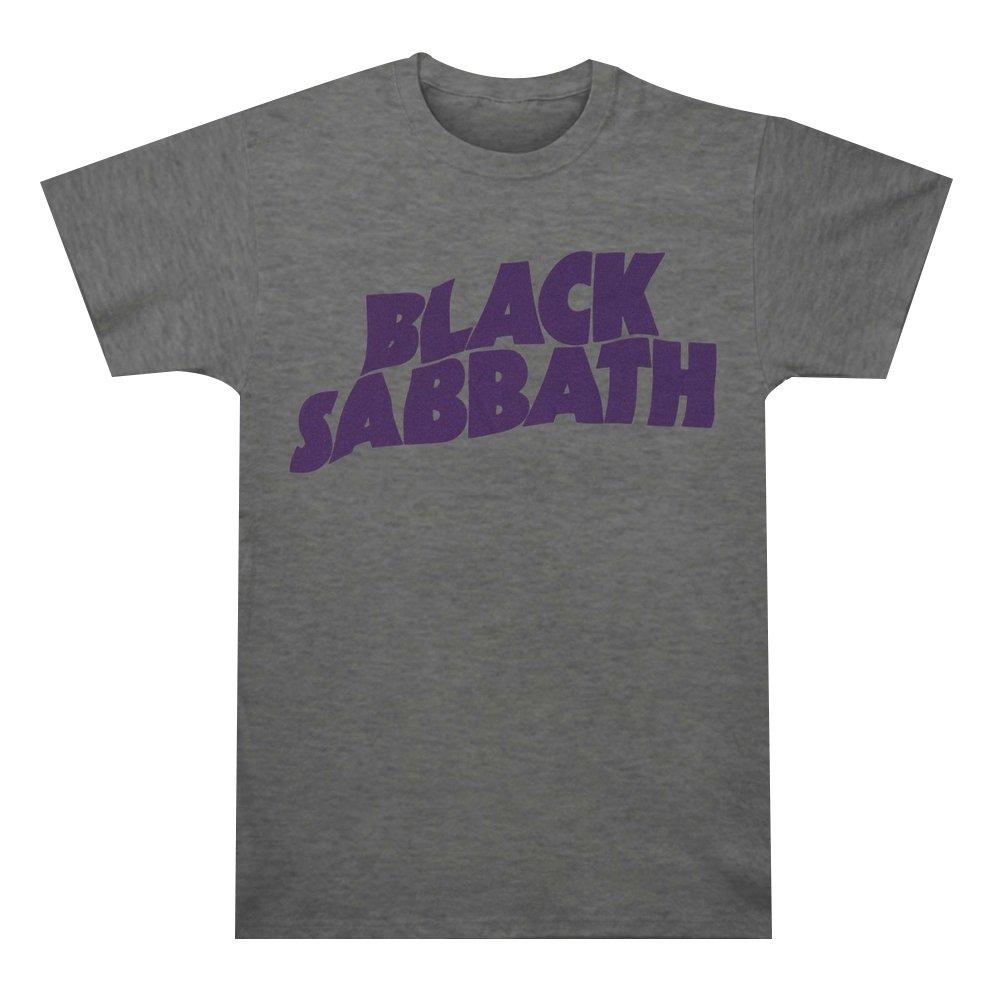 Tshirt Logo Jungen Grau 116 von Black Sabbath