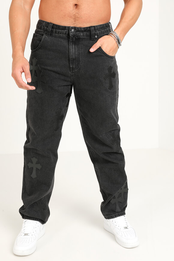 BlackSalt Relaxed Fit Jeans | Schwarz | Herren  | 36 von BlackSalt