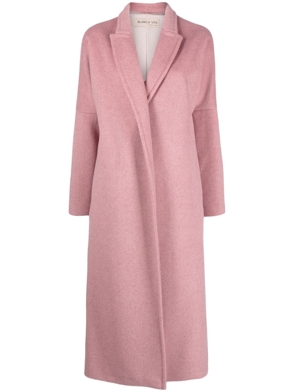 Blanca Vita Calomeria felted maxi coat - Pink von Blanca Vita