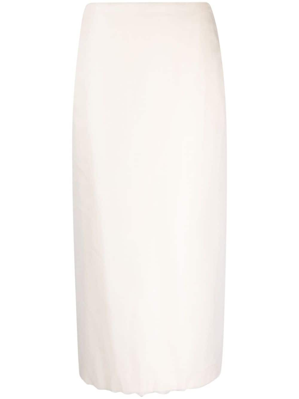 Blanca Vita Galtonia pencil midi skirt - Neutrals von Blanca Vita